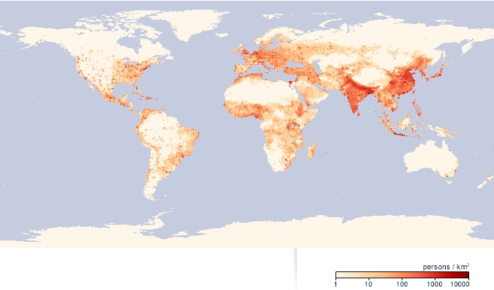 Gridded Population of the World
