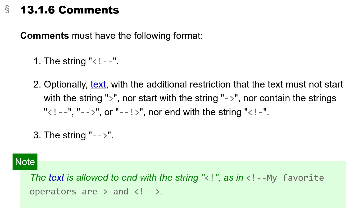 Regular Expression For HTML Comments