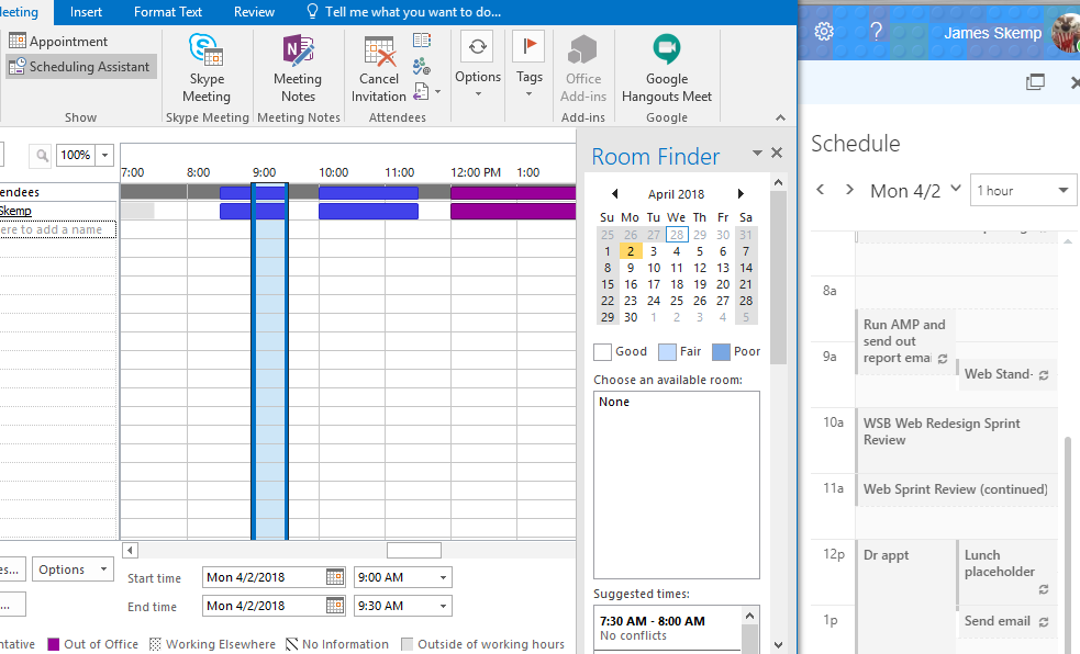 scheduling recurring emails in outlook